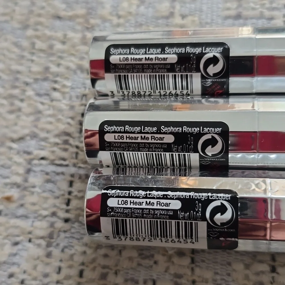 SEPHORA BRAND WOMEN'S LIPSTICK BUNDLE OF 3 - Picture 4 of 5